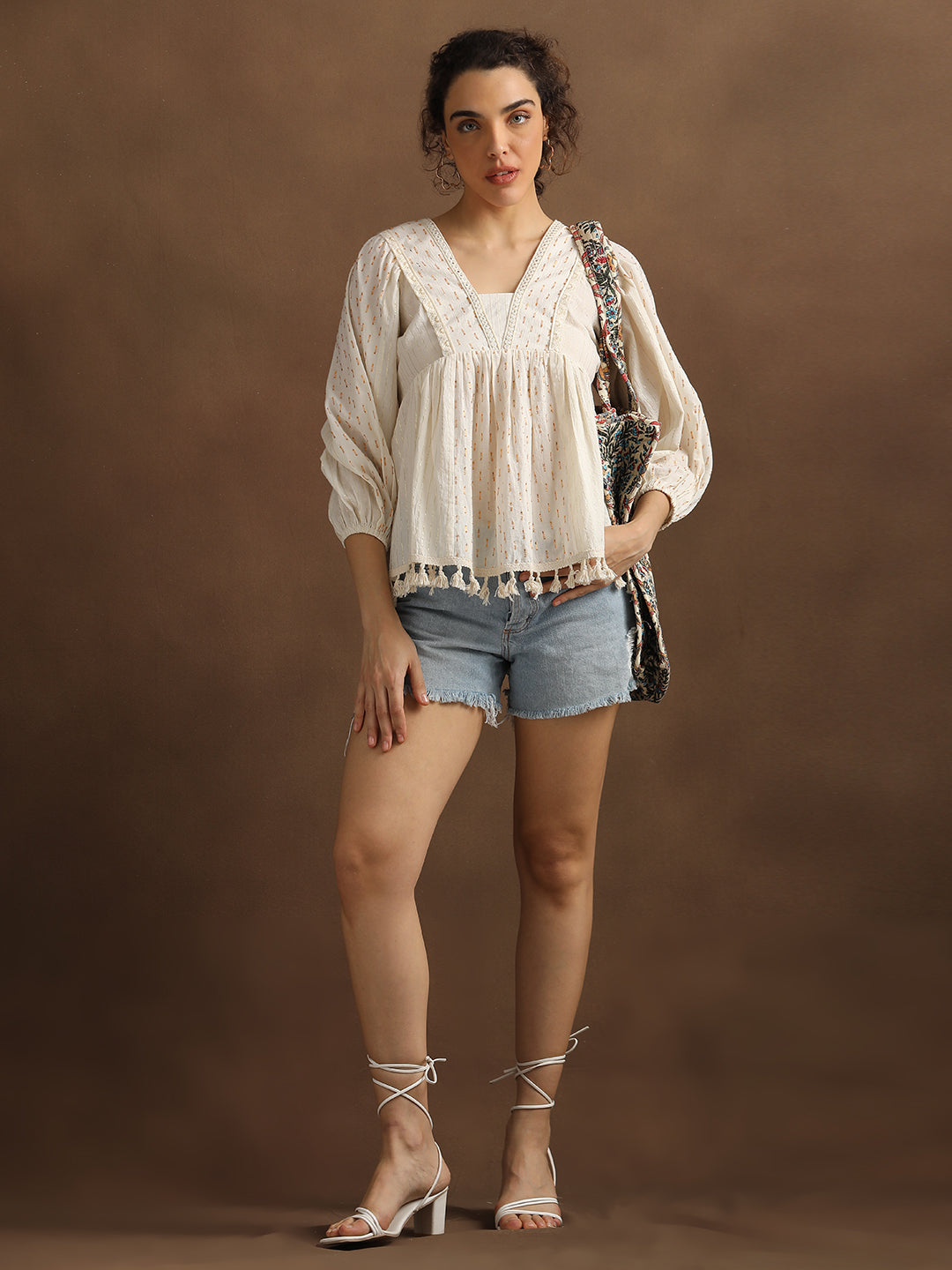 Cotton Lurex Top