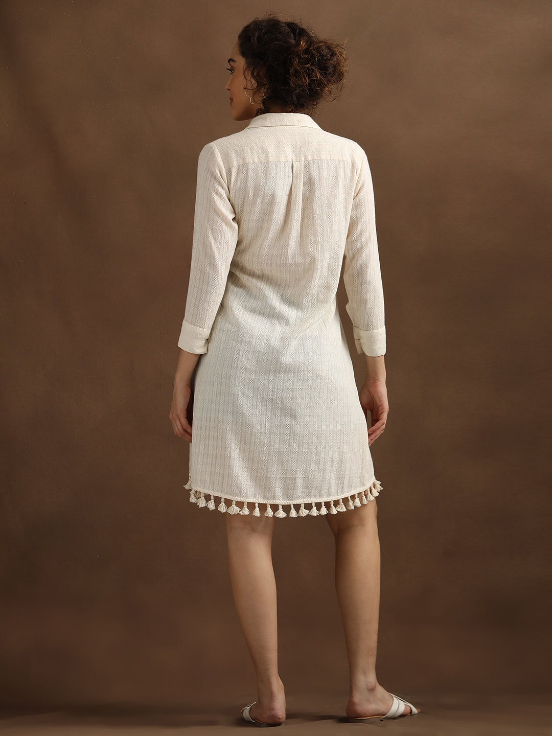 Cotton Dobby Cover Dress
