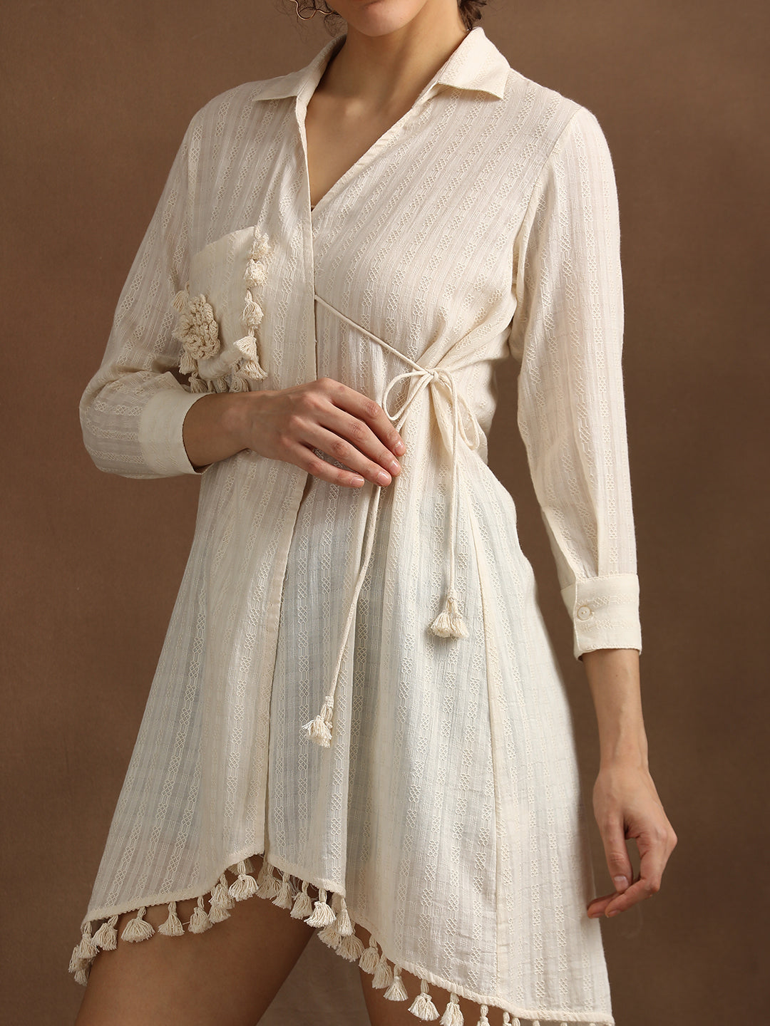 Cotton Dobby Cover Dress