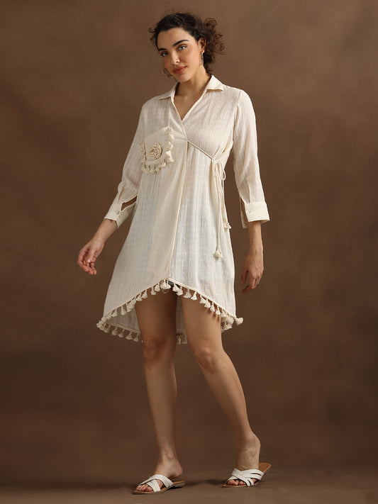 Cotton Dobby Cover Dress